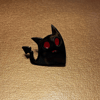 Demon Cat Pin