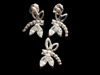 Image 2 of PH166 Dragonfly Earrings Pendant set