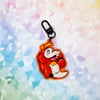 Fire Gator Acrylic Keychain