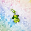 Small Olive Acrylic Keychain