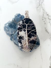 Image 1 of lepidolite tree of life