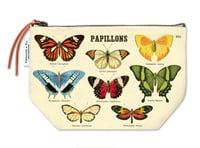 Cavallini & Co. Papillions Vintage Style Canvas Pouch