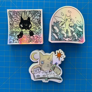 Image of Holographic Cat Stickers