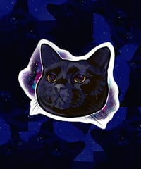 Galaxy Cat Sticker