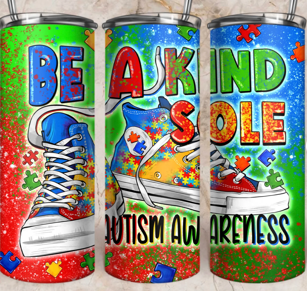 Image of Be A Kind Sole 20 oz Tumbler