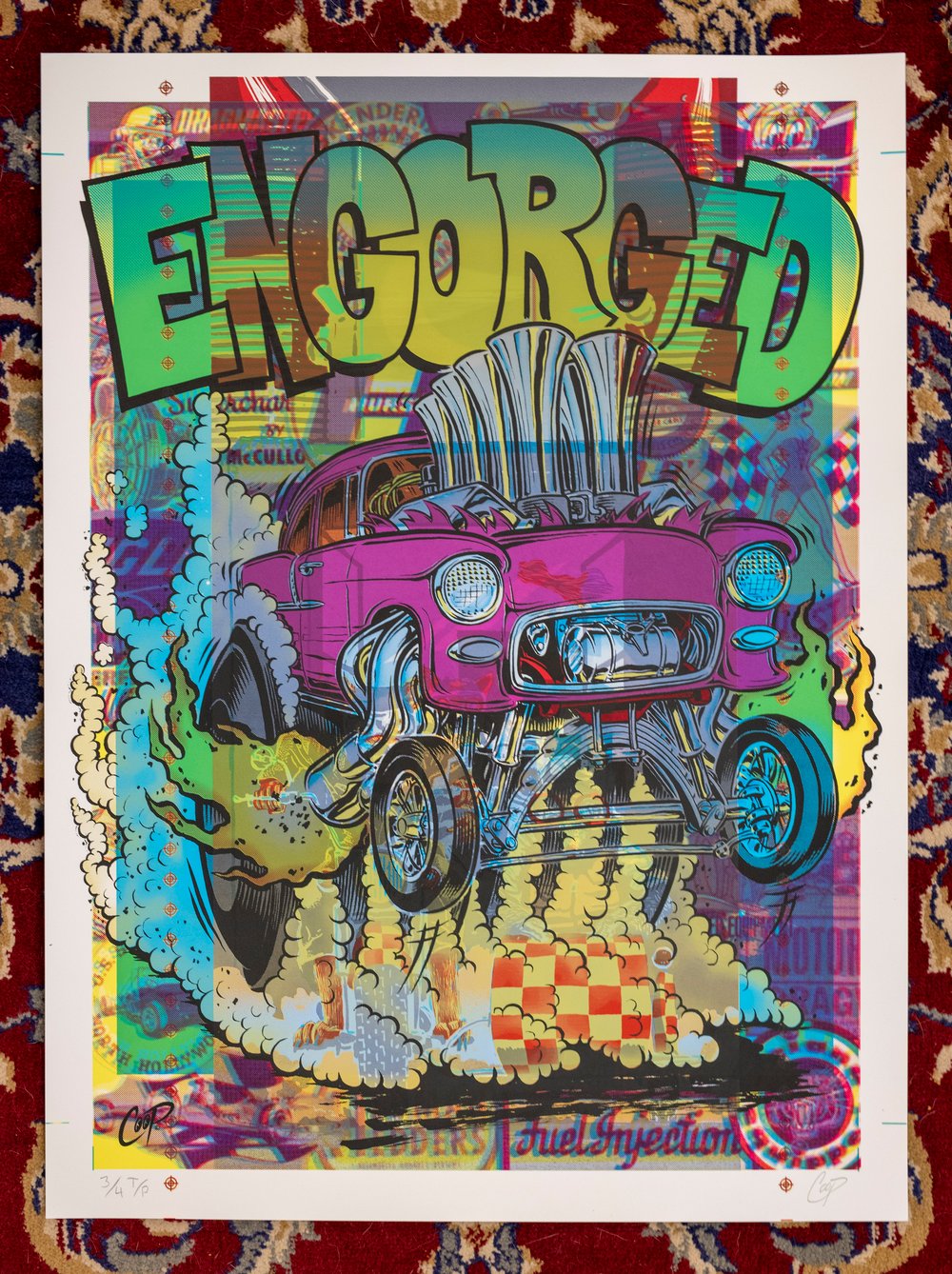 Image of TEST PRINT TUESDAY #1 Engorged 3/4