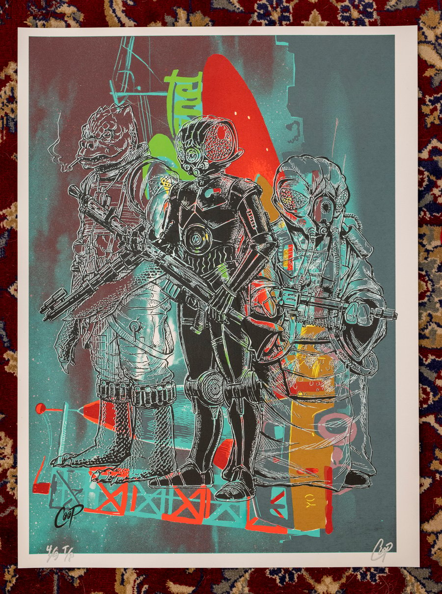 Image of TEST PRINT TUESDAY #7 Bounty Hunters 4/9