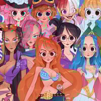 Image 1 of One Piece Gals (individual Prints)
