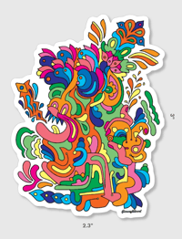 The Burper Sticker