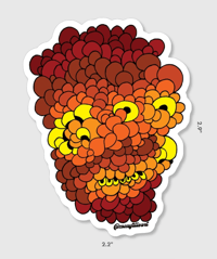 Bubble Face Sticker