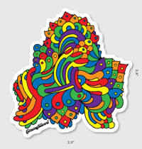 Rainbow Brainbow Sticker