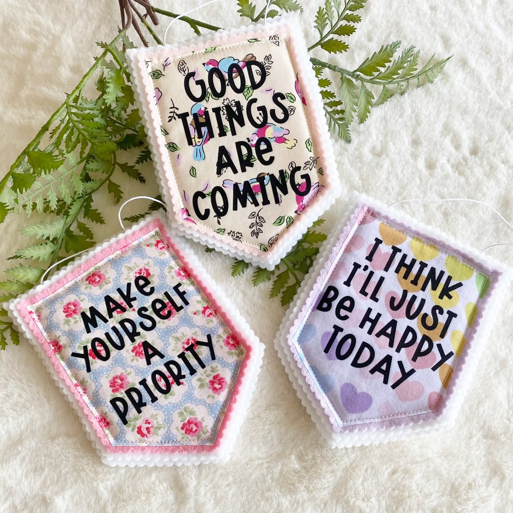 Image of Happy Quote Pennant Flags