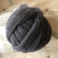 Image 3 of Dark Brown Shetland Roving - 100g