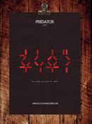 Image of A3 Poster - Predator (1987) Minimalist Art