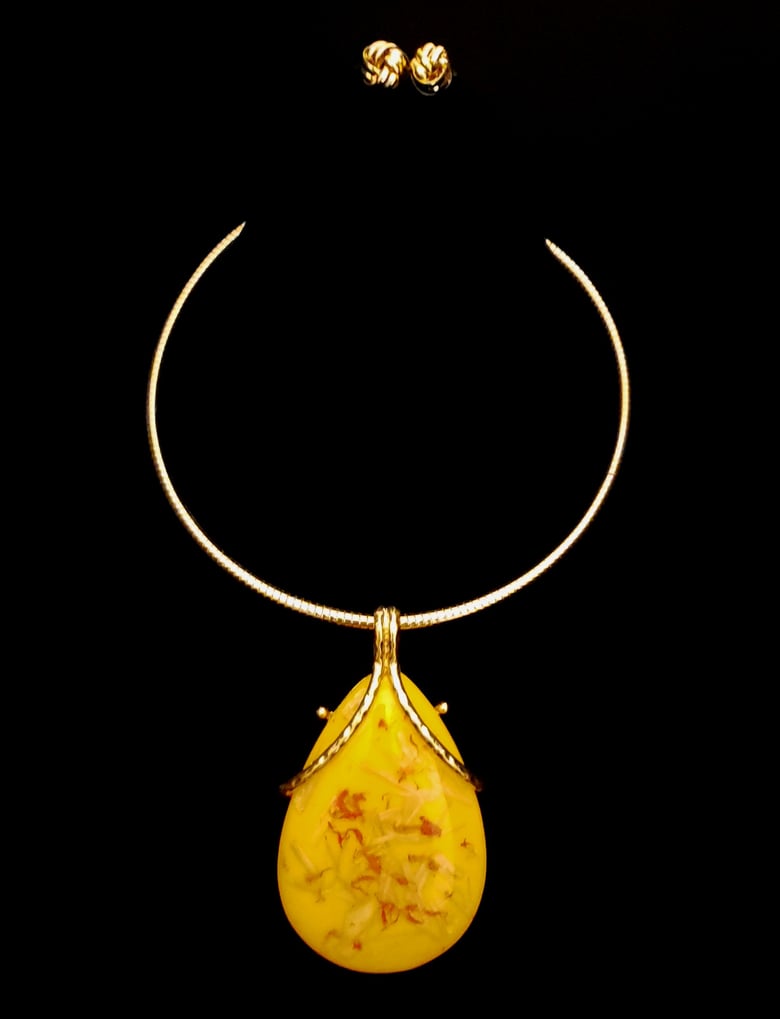 Image of Yellow Dynasty Necklace Set 