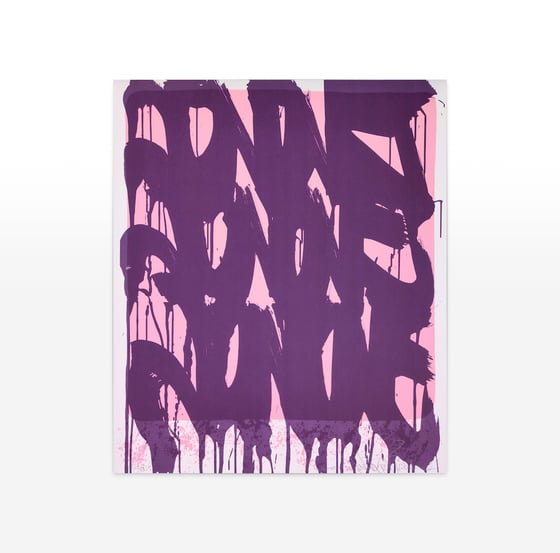 Image of John `JonOne` Andrew Perello - Print "Pink"