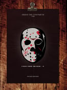 Image of A3 Poster - Friday The 13th [Part 3] (1982) Minimalist Art