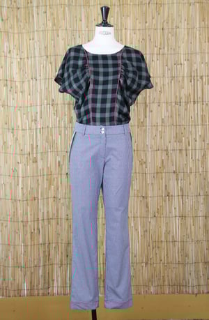 PANTALON STUDIO bleu
