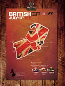 Image of A3 Poster - British Grand Prix 2011 Minimalist Art