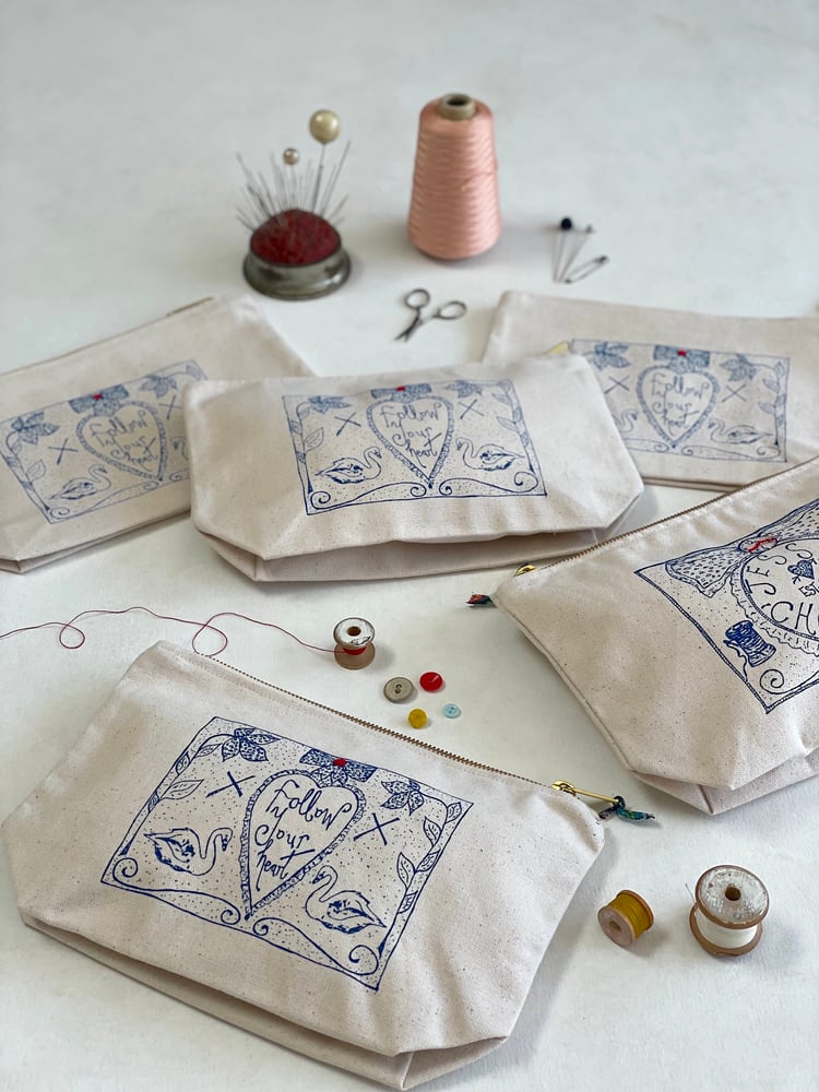 Image of Hand-Printed Project Purses