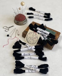 Image 2 of Black Embroidery Floss 