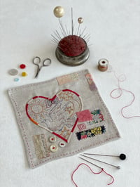Image 1 of Dove & Heart  (Embroidery Project)