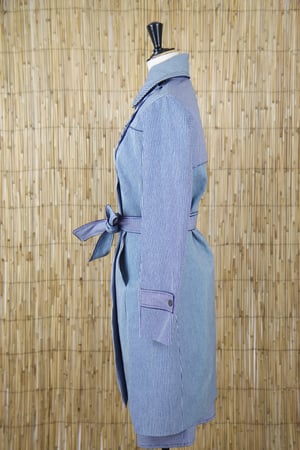 TRENCH GASTON bleu