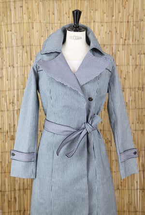 TRENCH GASTON bleu
