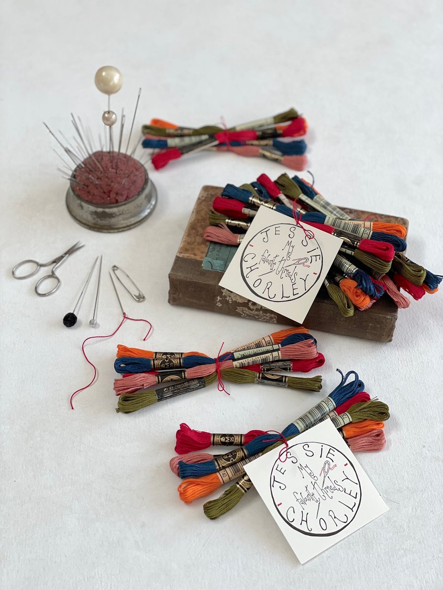 My Favourite Embroidery Threads (colour choice one) | Jessie Chorley ...