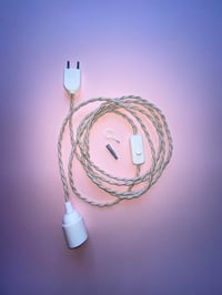 Image 2 of Textilní kabel se spínačem do zásuvky
