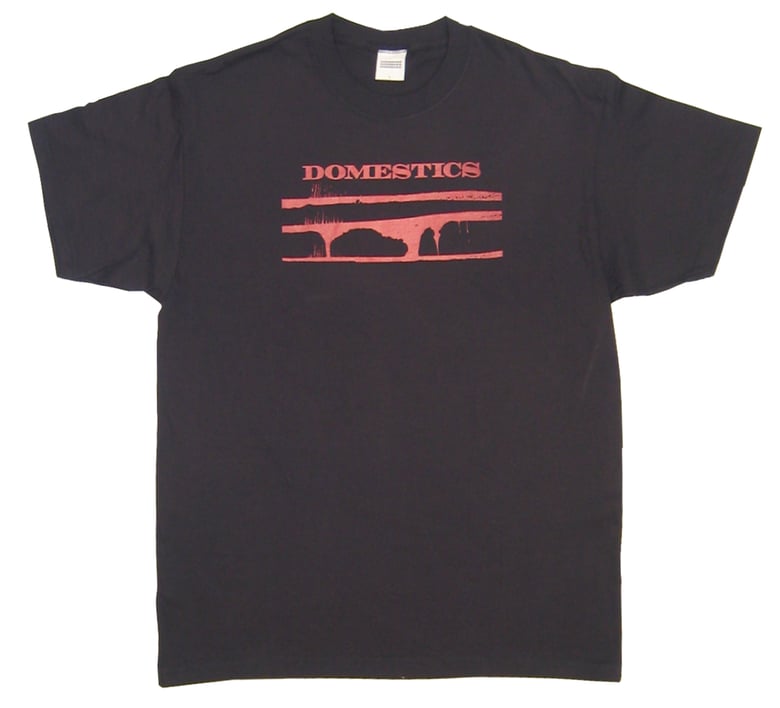 Image of DOMEstics. Paint Drip T-shirt black