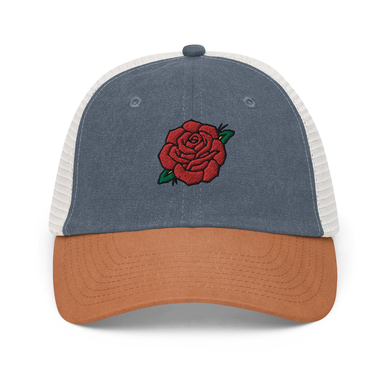 Image of Tattoo Rose pigment-dyed cap