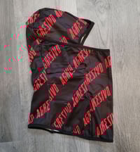 Black and Red Agresivo Balaclava Ninja Mask
