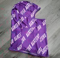 Purple and White Agresivo Ninja Mask