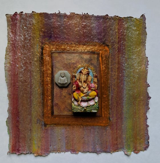 Image of Teamwork Makes the Dreams Work: Ganesh and Buddha