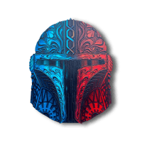 Image 1 of Ornate Helm glow acrylic patch