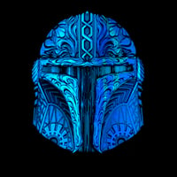 Image 2 of Ornate Helm glow acrylic patch