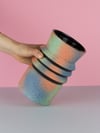 Color cloud Vase