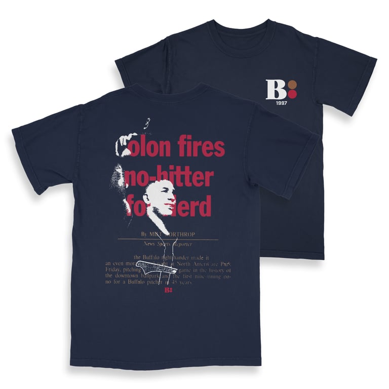 ‘No Hitter’ Tee - Navy