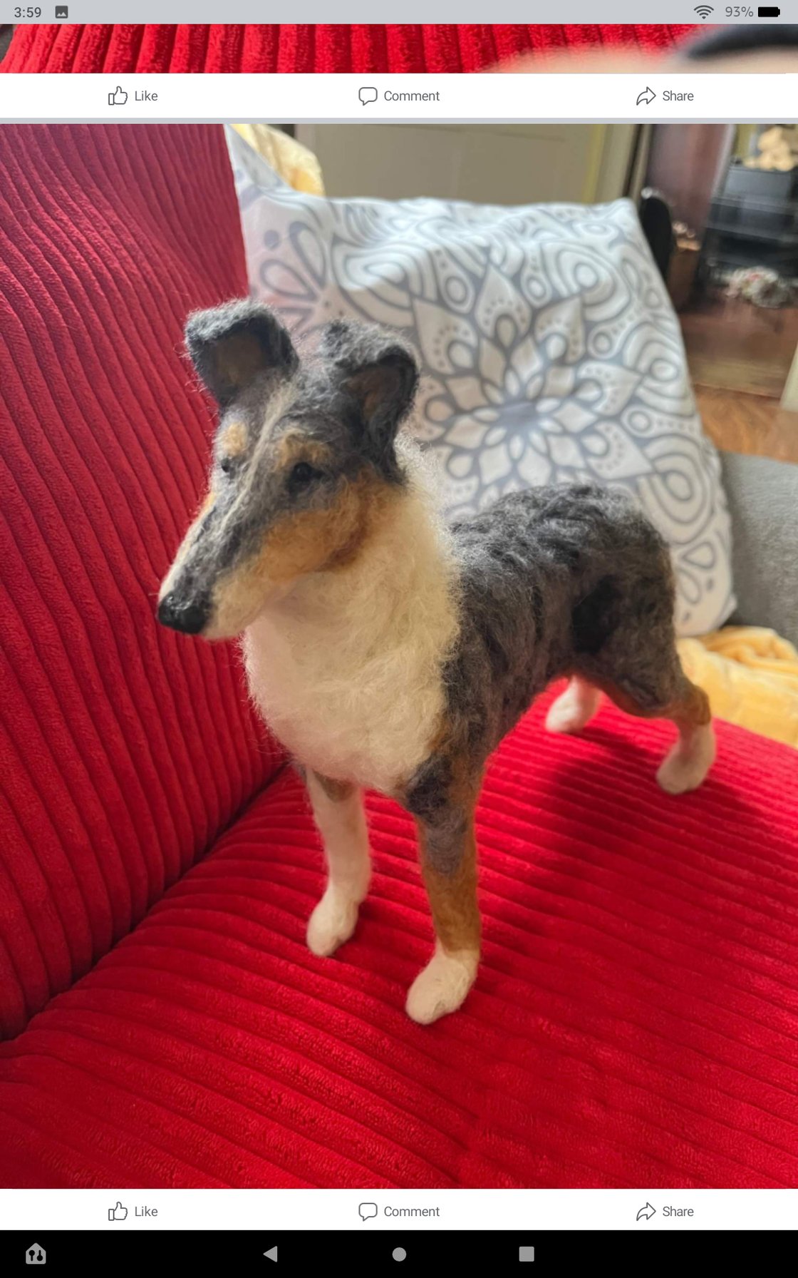 Image of 9" smooth collie ( any color)