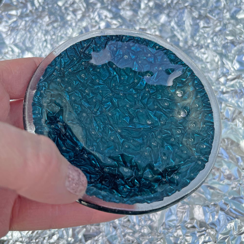 Image of Blue Foil Baby Bowl