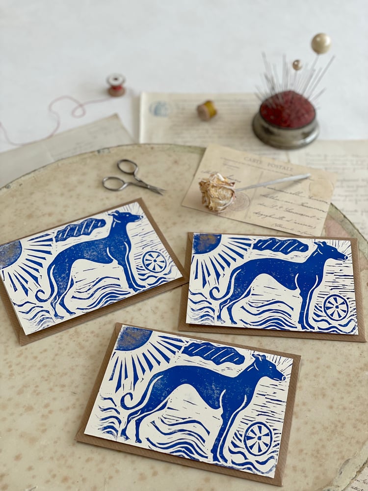 Image of Whippet Greeting Cards