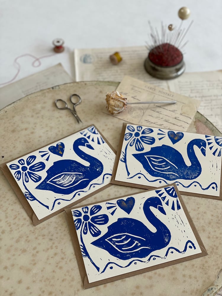 Image of Swan Greeting Cards