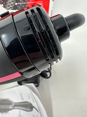 Image of Revlon One-Step Hair Dryer and Volumizer Hot Air Brush Black/Pink