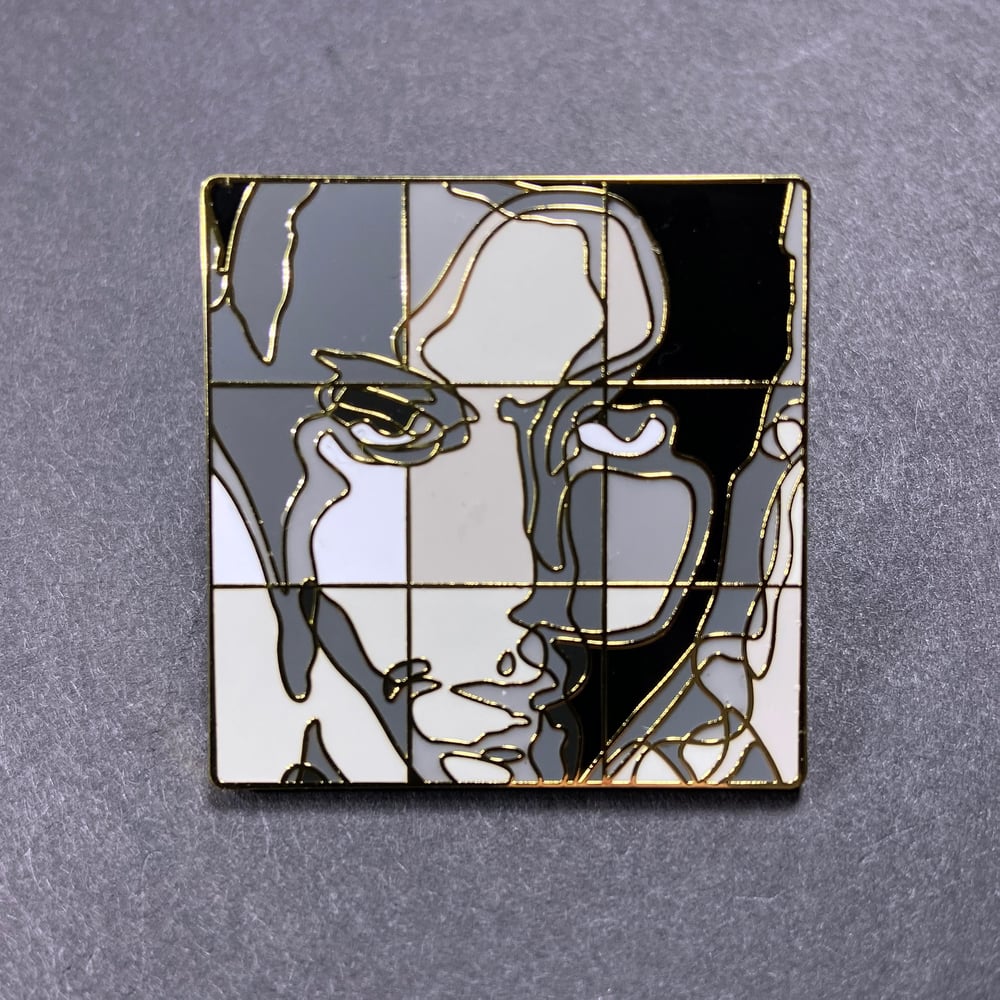 Image of ‘The Artists Black and Gold’ Troy Gua Pop Hybrid Enamel Pin