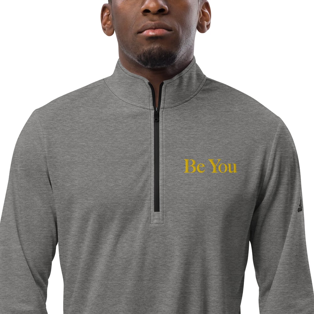 Image of Be You Adidas Quarter Zip Pullover