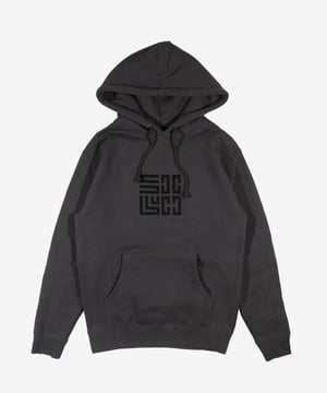 Image of SILO_TYPE HOODIE :::CHARCOAL:::