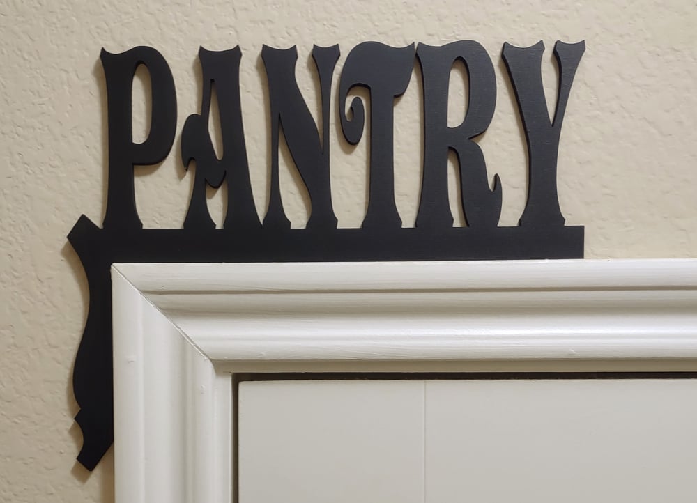 Image of Corner Door Signs, Door Toppers