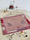 Christmas Tree, Doves and Bow Embroidery Template 