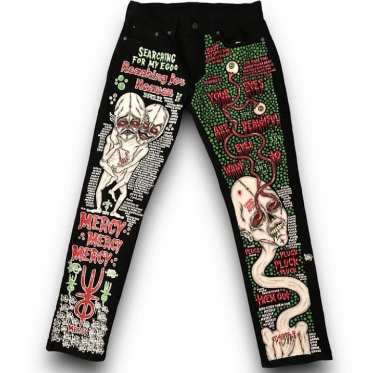 30x32 PLUCK YOUR EYES OUT JEANS